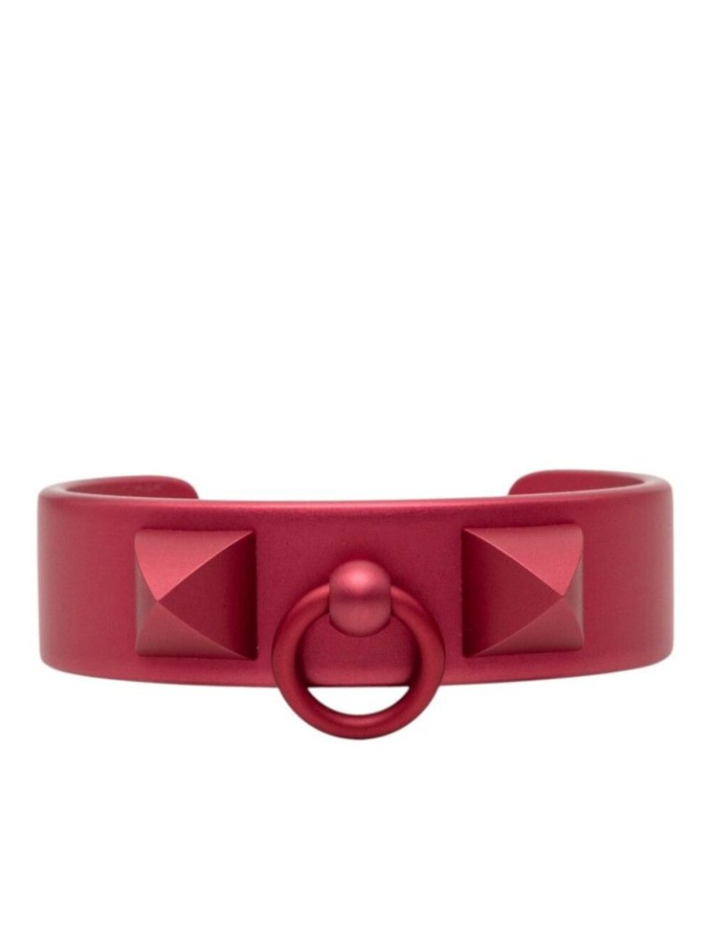 Hermes Collier de Chien Medley Sunset Bangle T2 Pink Aluminum Bracelet